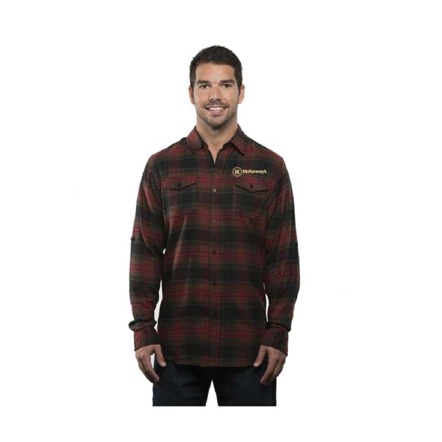 Men's Yarn-Dyed Flannel Shirt