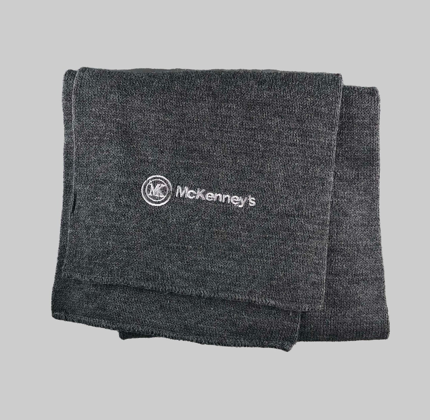 Acrylic Gray Scarf