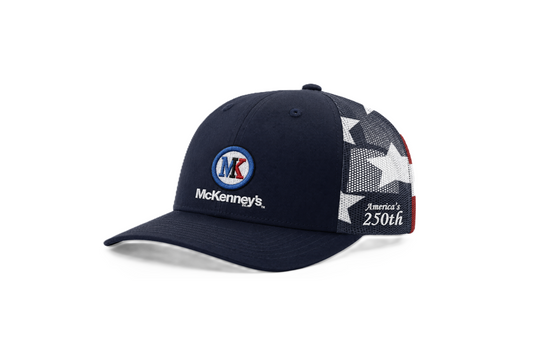 Richardson American Flag Mesh Back Trucker 250th Cap
