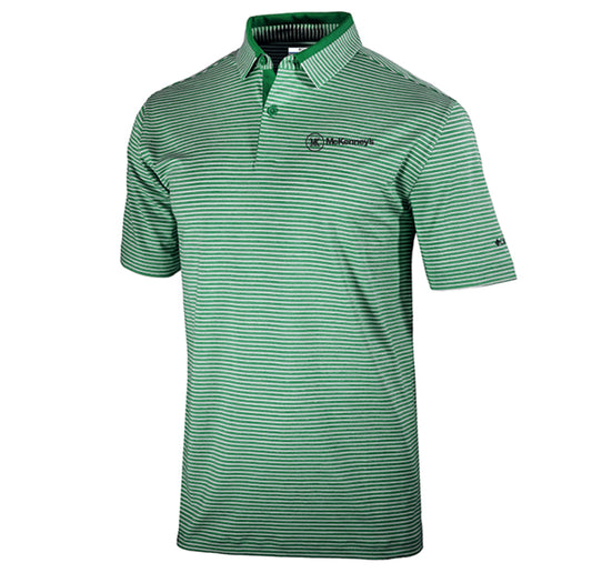 Columbia Stripe Golden Hills Omni-Wick Polo