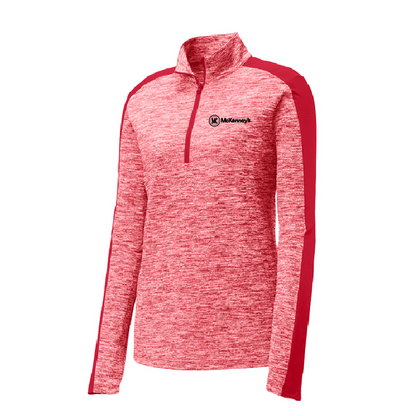 Womens Color Block 1/4 Zip