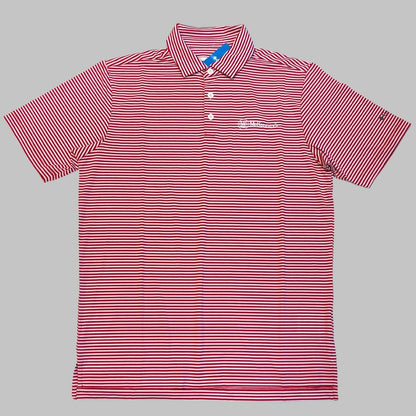 Columbia Striped Club Invite Polo